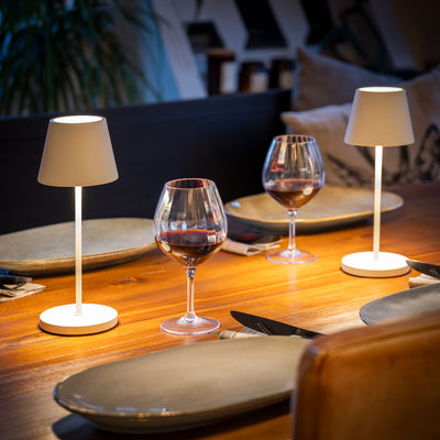 MERLE Stmívatelná Stolní Lampa 4 ks Bílá 305 mm