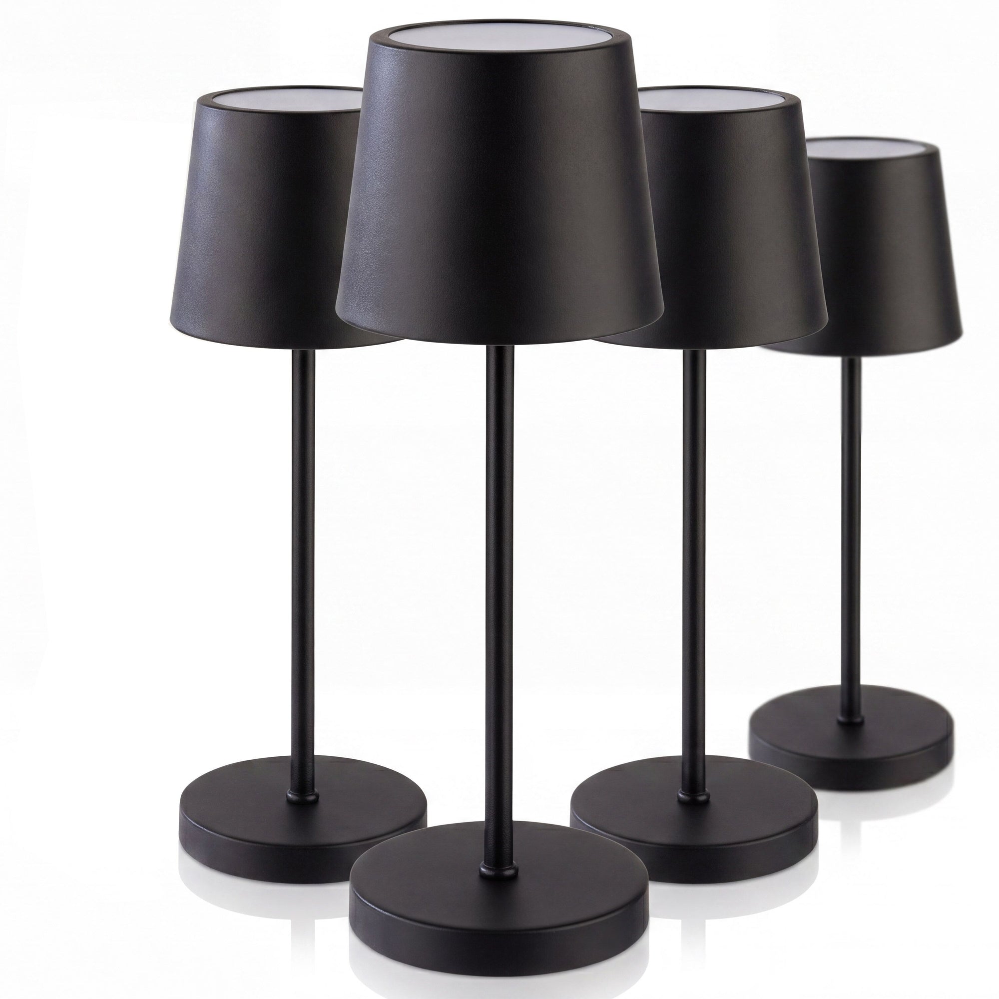 MERLE Stmívatelná Stolní Lampa 305 mm Černá 4 Kusy