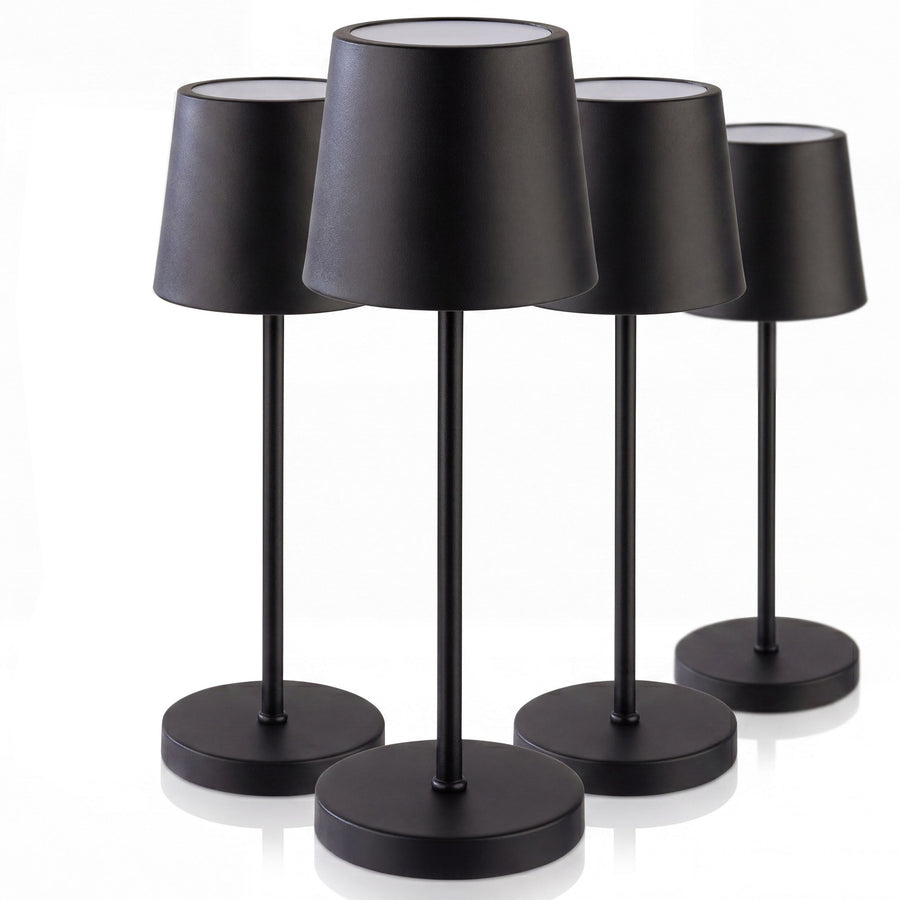 MERLE Stmívatelná Stolní Lampa 305 mm Černá 4 Kusy