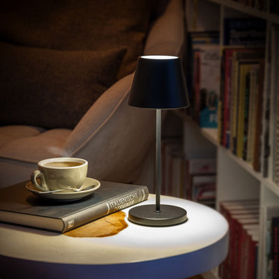 MERLE Stmívatelná Stolní Lampa 305 mm Černá 4 Kusy