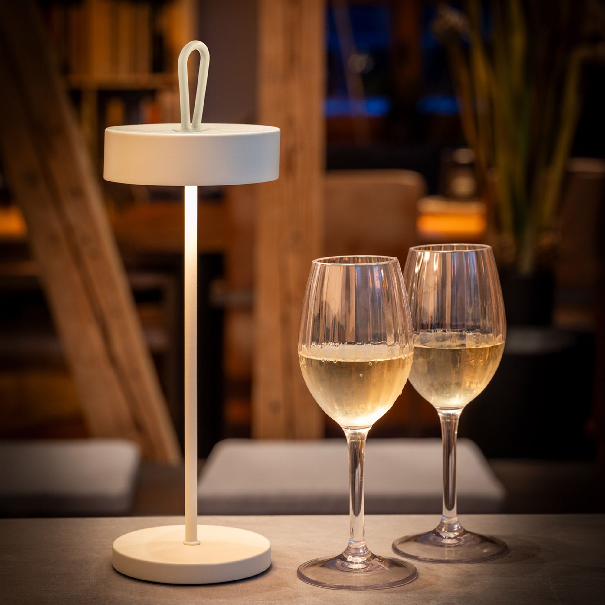 CLEO Stmívatelná Stolní Lampa 120 mm Bílá 4 Stück