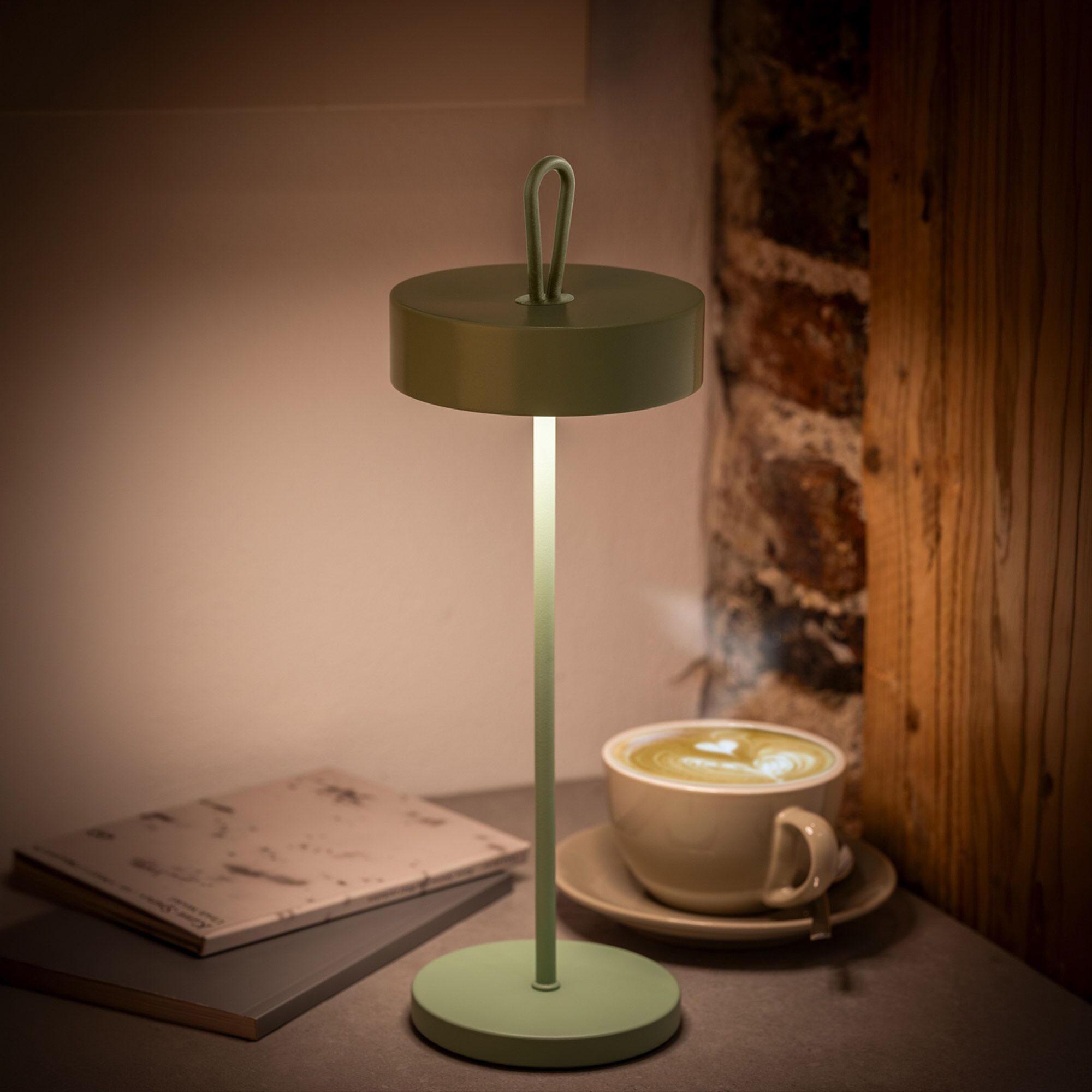 CLEO Stmívatelná Stolní Lampa 350 mm Mátová 4 Stück