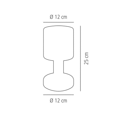 FINN Stmívatelná Stolní Lampa Bílá 250 mm 4 Kusy
