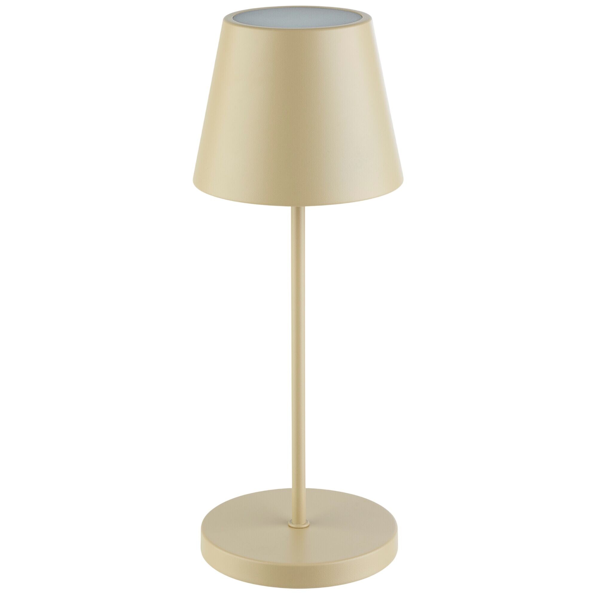 MERLE Tischlampe 4er-Set kabellos dimmbar 305 mm Sand