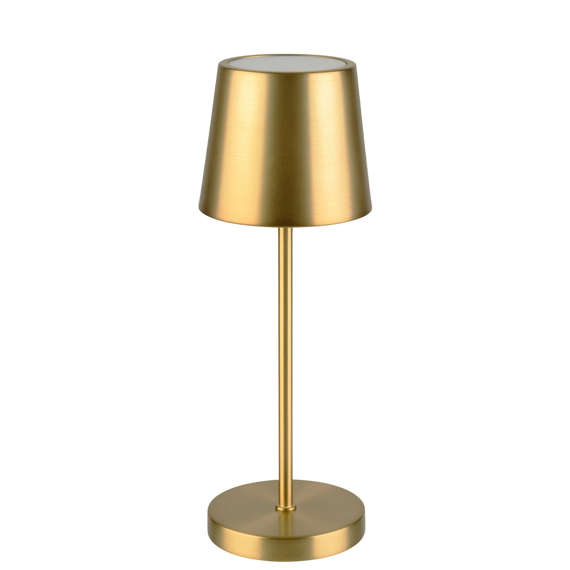 MERLE MINI Tischlampe 3-Stufen-Dimmbar Gold 4 Stück