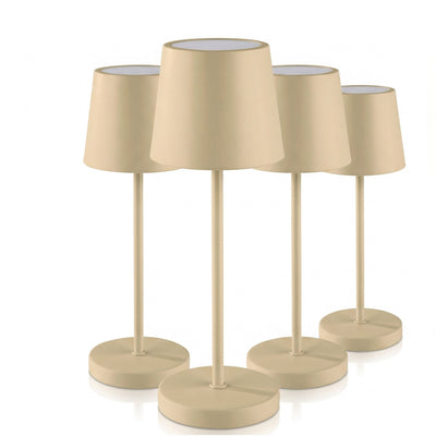 MERLE MINI Stmívatelná Stolní Lampa Kov Písková 250 mm 4 Stück