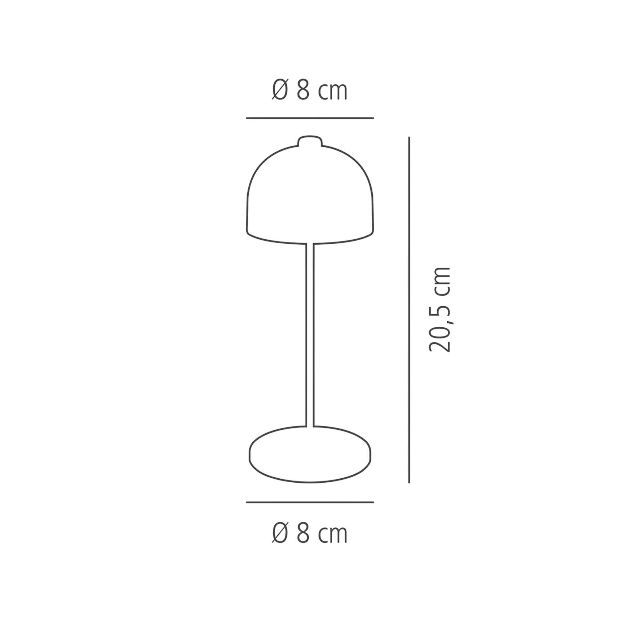 JOSEF MINI Stmívatelná Stolní Lampa 205 mm 4 Stück