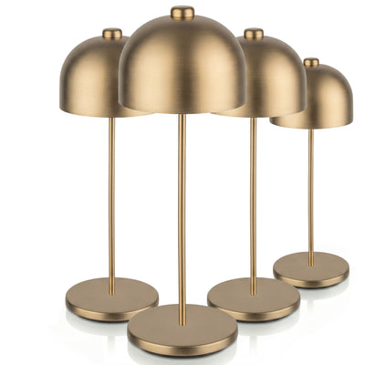 JOSEF Tischlampe Metall 300 mm 4 Stück Champagner