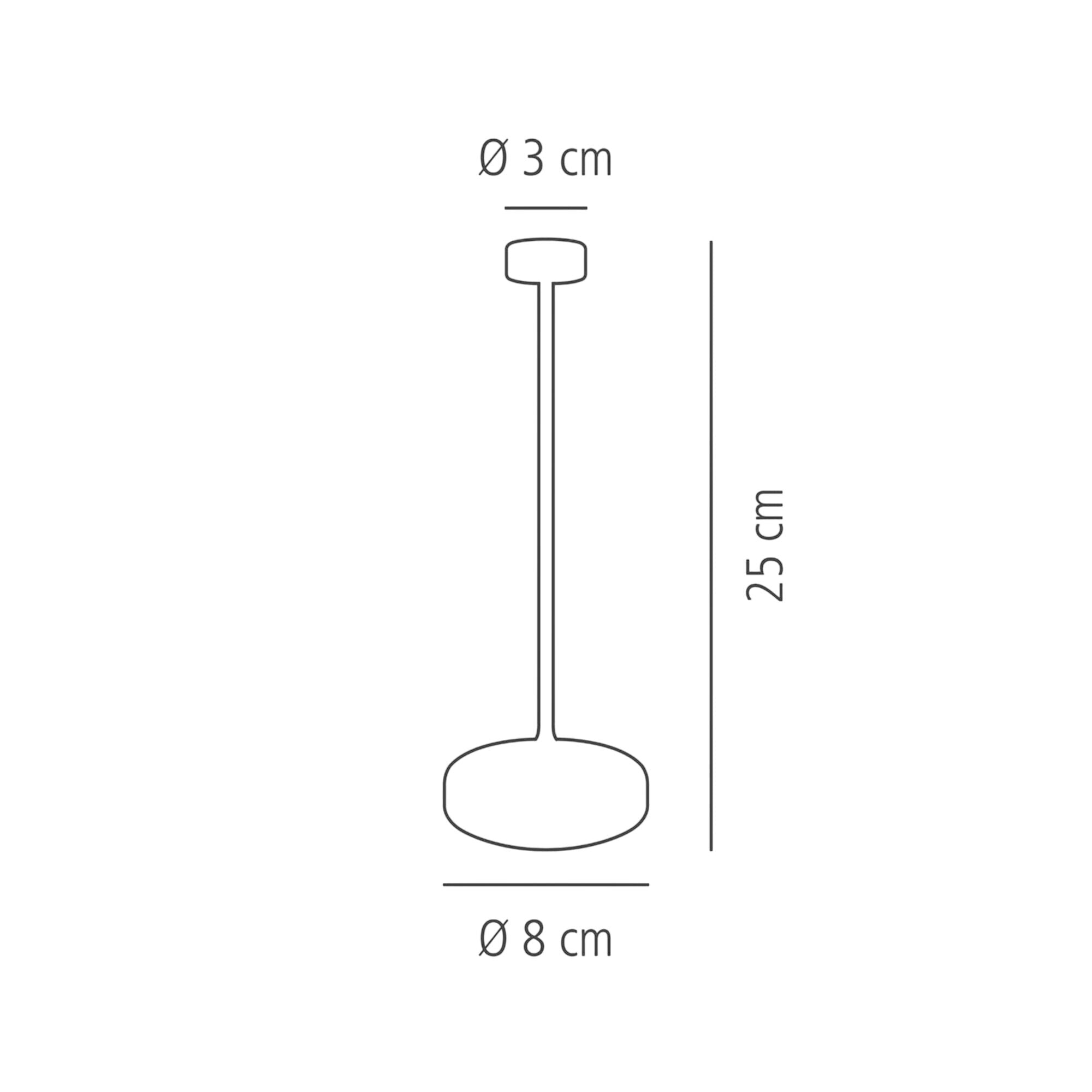 NISSRIN Stmívatelná Stolní Lampa 250 mm 4 Stück