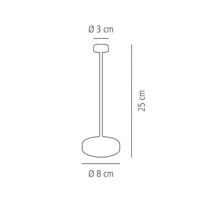 NISSRIN Stmívatelná Stolní Lampa 250 mm 4 Stück