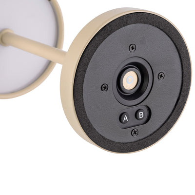 MERLE MICRO Tischlampe 200 mm Metall Sandfarben 4er-Set