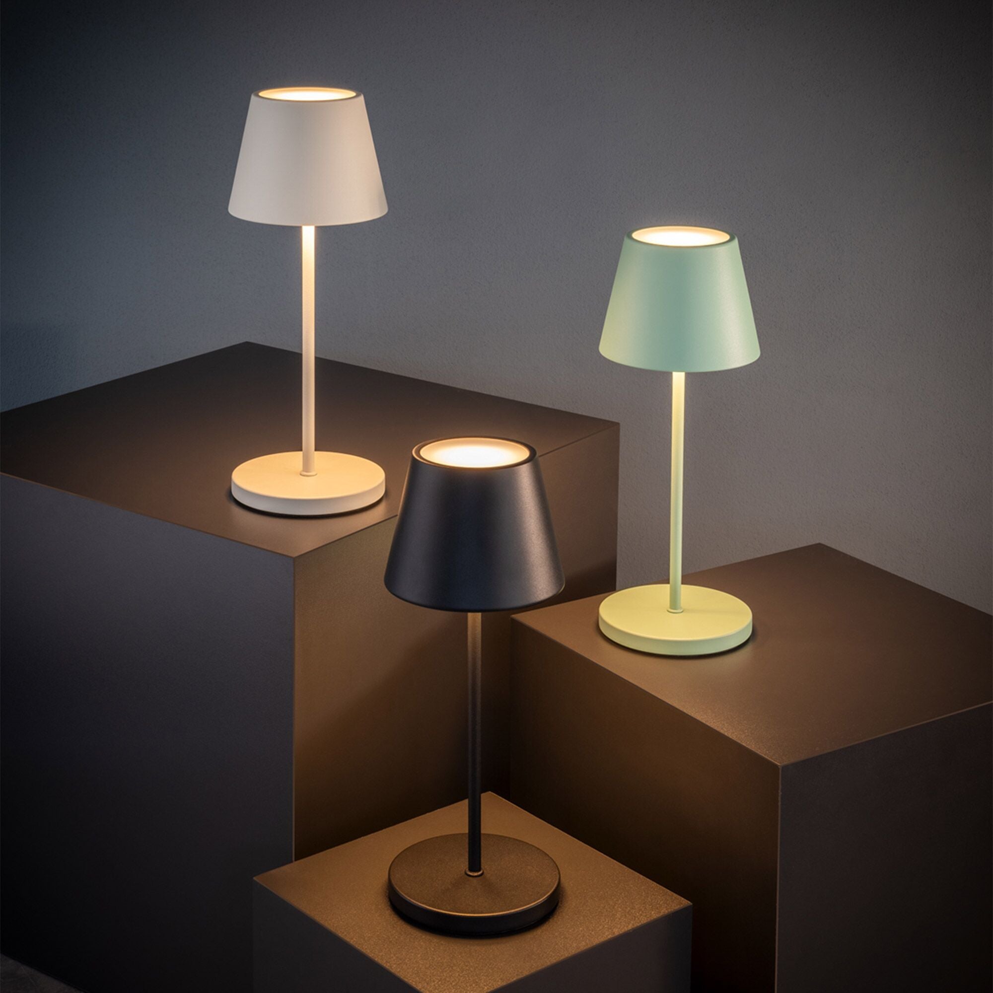 MERLE Stmívatelná Stolní Lampa 4 ks Bílá 305 mm