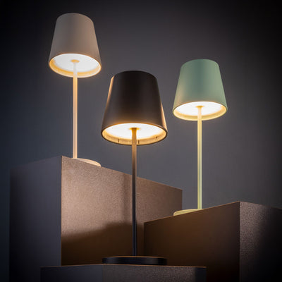 MERLE Stmívatelná Stolní Lampa Kov 305 mm 4 Stück