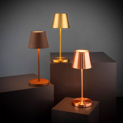 MERLE MINI Tischlampe 3-Stufen-Dimmbar Gold 4 Stück