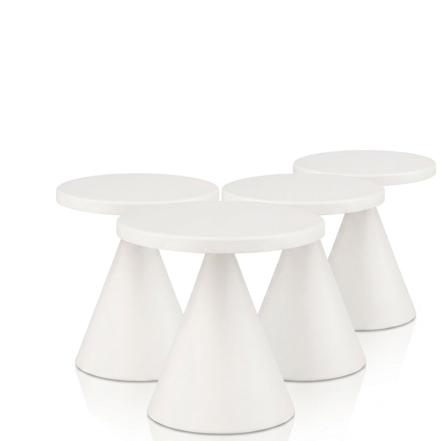 CONE MINI Tischlampe 130 mm 4 Stück Weiß