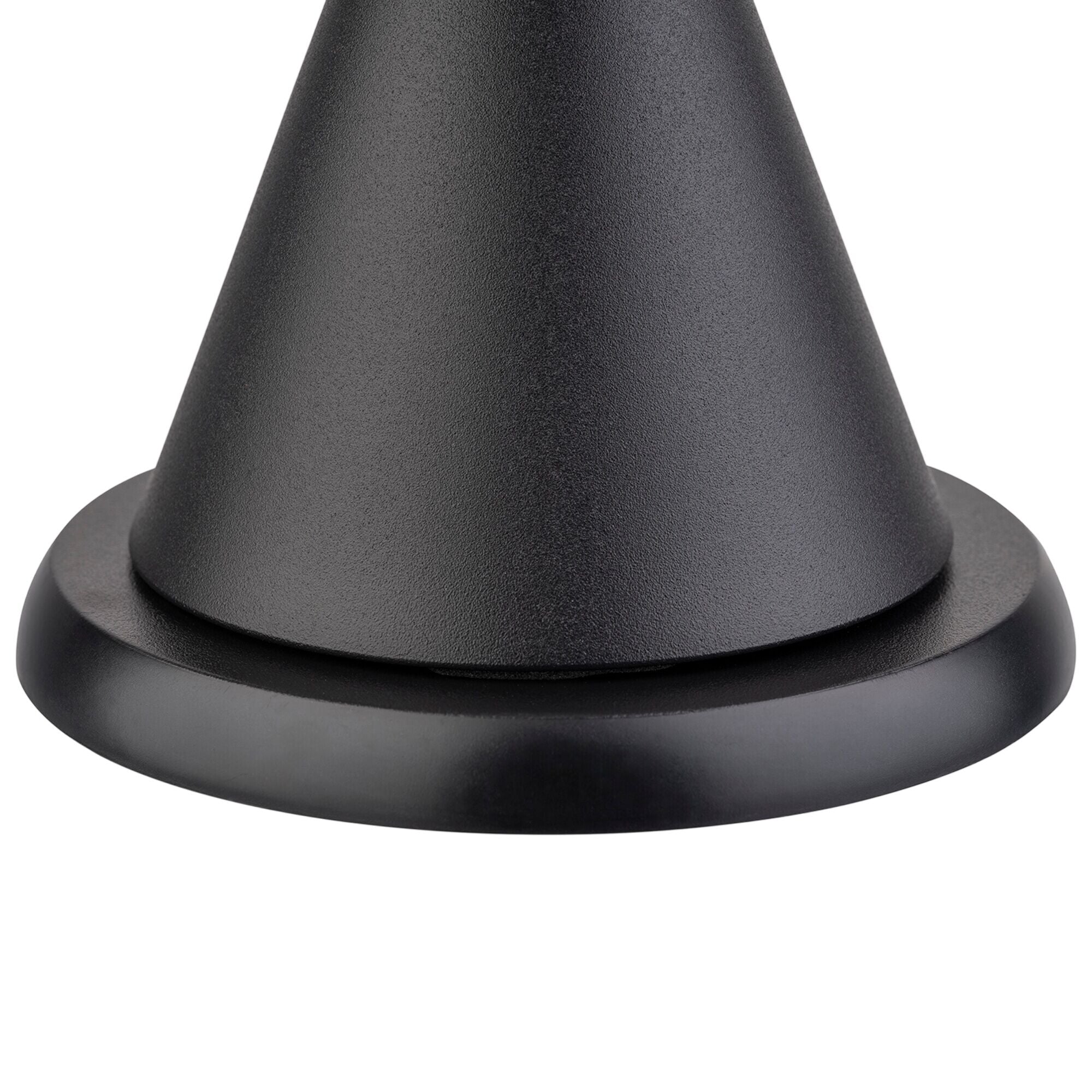 CONE MINI Tischlampe Metall Schwarz 130 mm 4 Stück