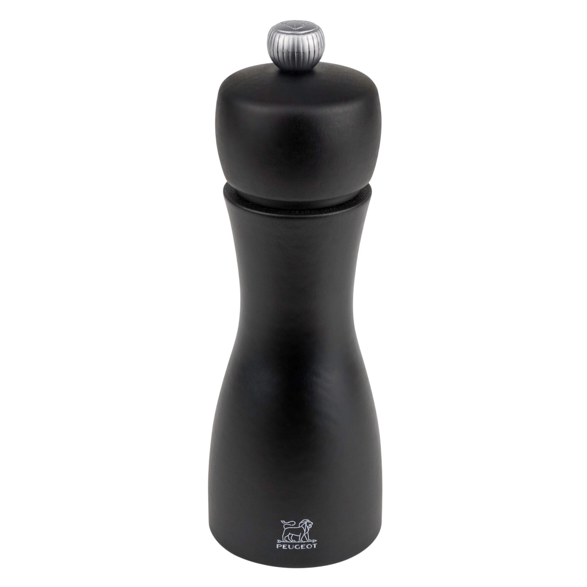 PEUGEOT TAHITI Pfeffermühle Holz Schwarz Matt 150 mm 6 Stück