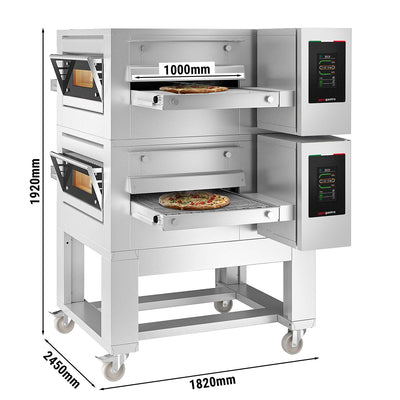 Elektrická Pásová Pec 2 Komory 350 °C 1000 mm