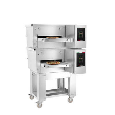 Plynová Pásová Pec 1030 x 1300 mm Dotykový Displej 2 Komory