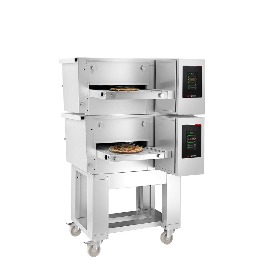 Plynová Pásová Pec 1030 x 1300 mm Dotykový Displej 2 Komory
