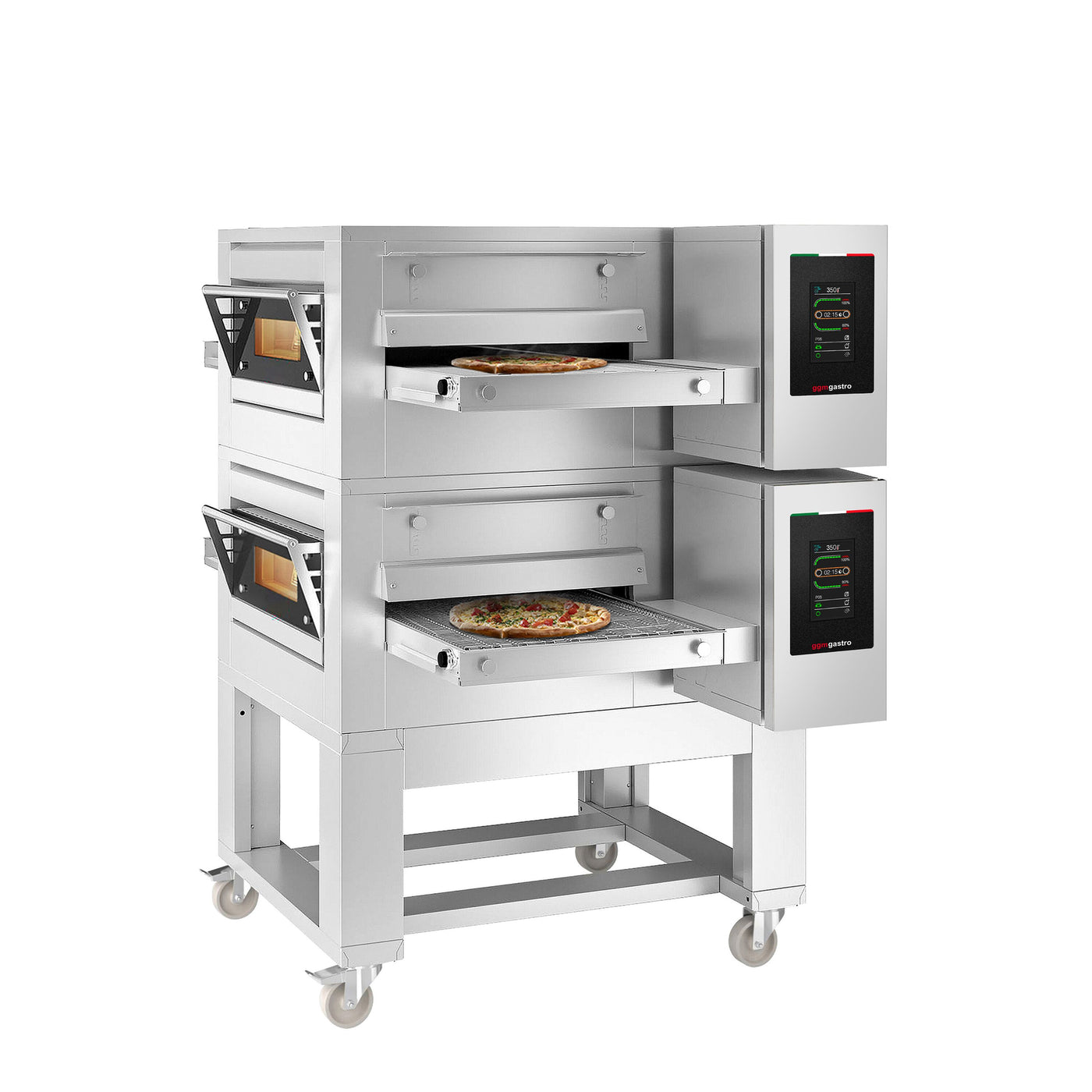 GGM Gastro Gas-Durchlaufofen 1260 x 1750 mm 2 Kammern