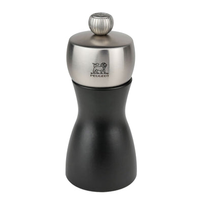 PEUGEOT FIDJI Pfeffermühle Holz Mattschwarz 120 mm 6 Stück