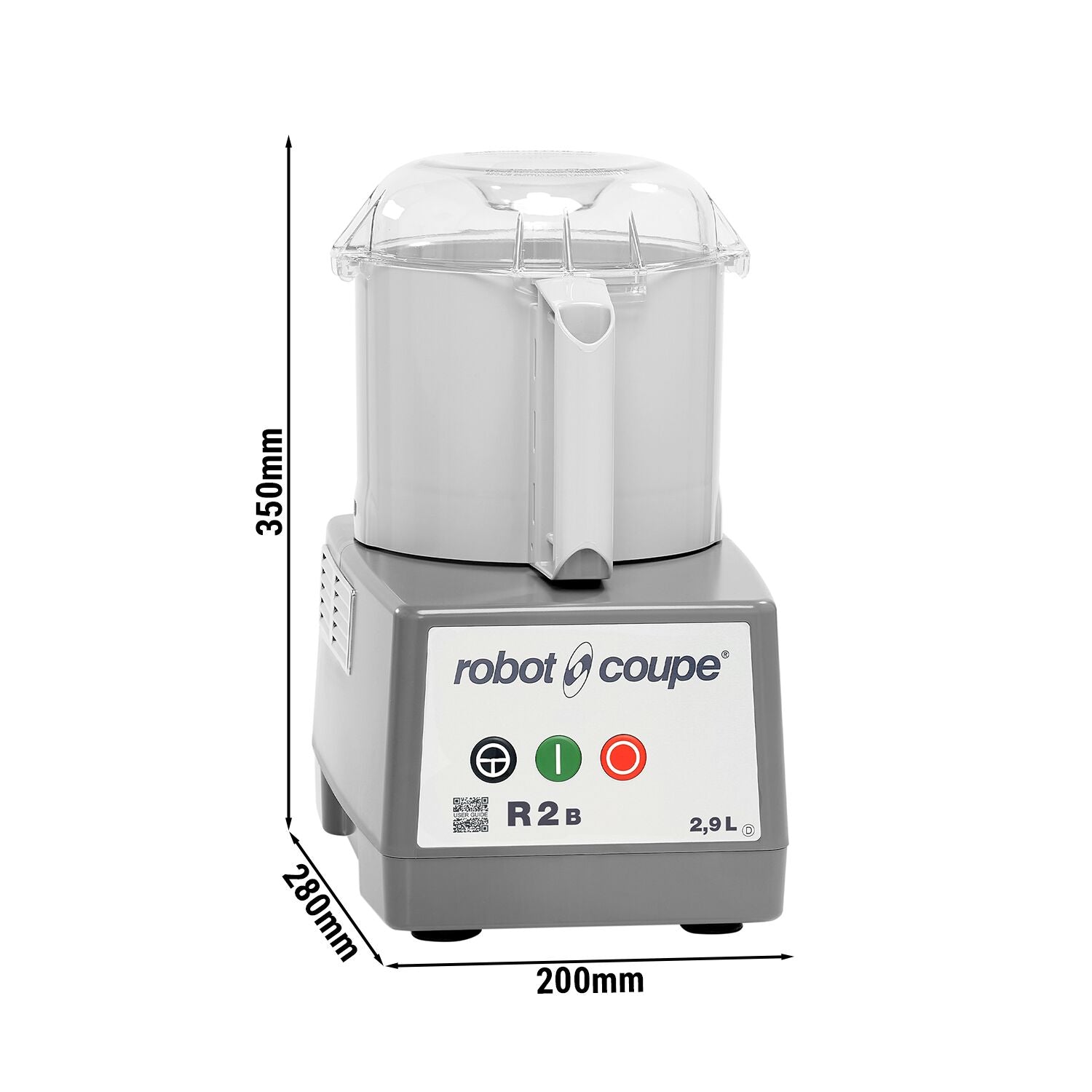 Robot Coupe R 2B Tischkutter 2,9 l 550 W