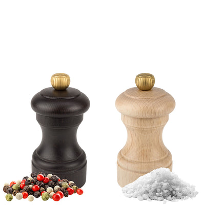PEUGEOT BISTRO Salz- und Pfeffermühle Holz Schokolade Natur 100 mm
