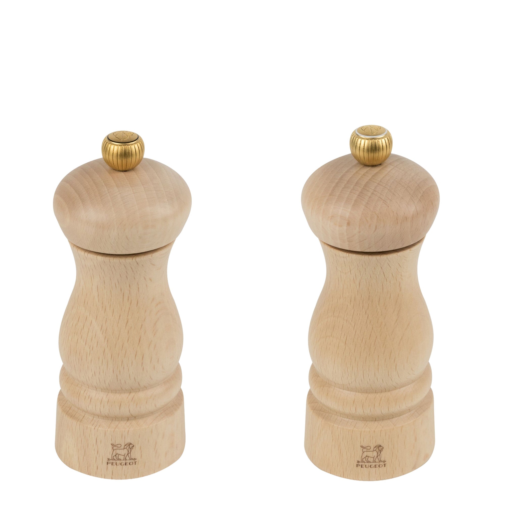 PEUGEOT CLERMONT Salz- und Pfeffermühle Holz Natur 130 mm 6 Stück