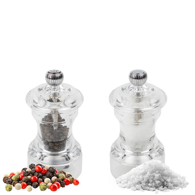 PEUGEOT BISTRO Salzmühle und Pfeffermühle Acryl 100 mm 6 Stück