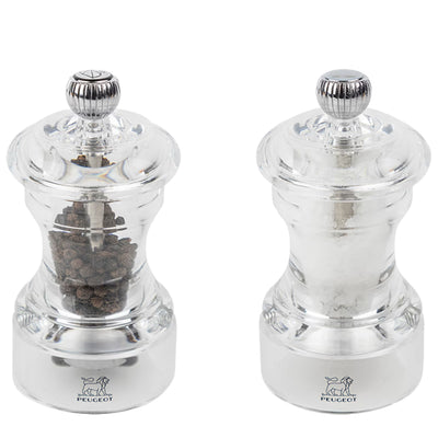 PEUGEOT BISTRO Salzmühle und Pfeffermühle Acryl 100 mm 6 Stück