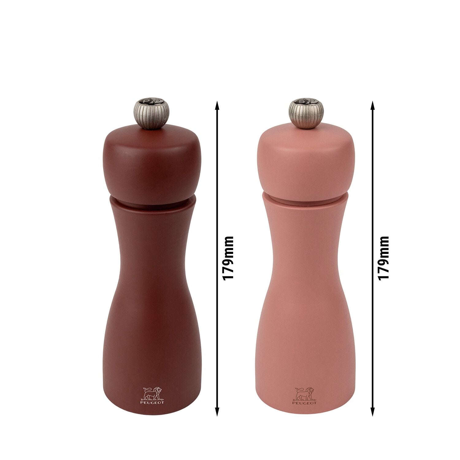 PEUGEOT TAHITI Salzmühle Pfeffermühle Holz Braun 150 mm 6 Stück