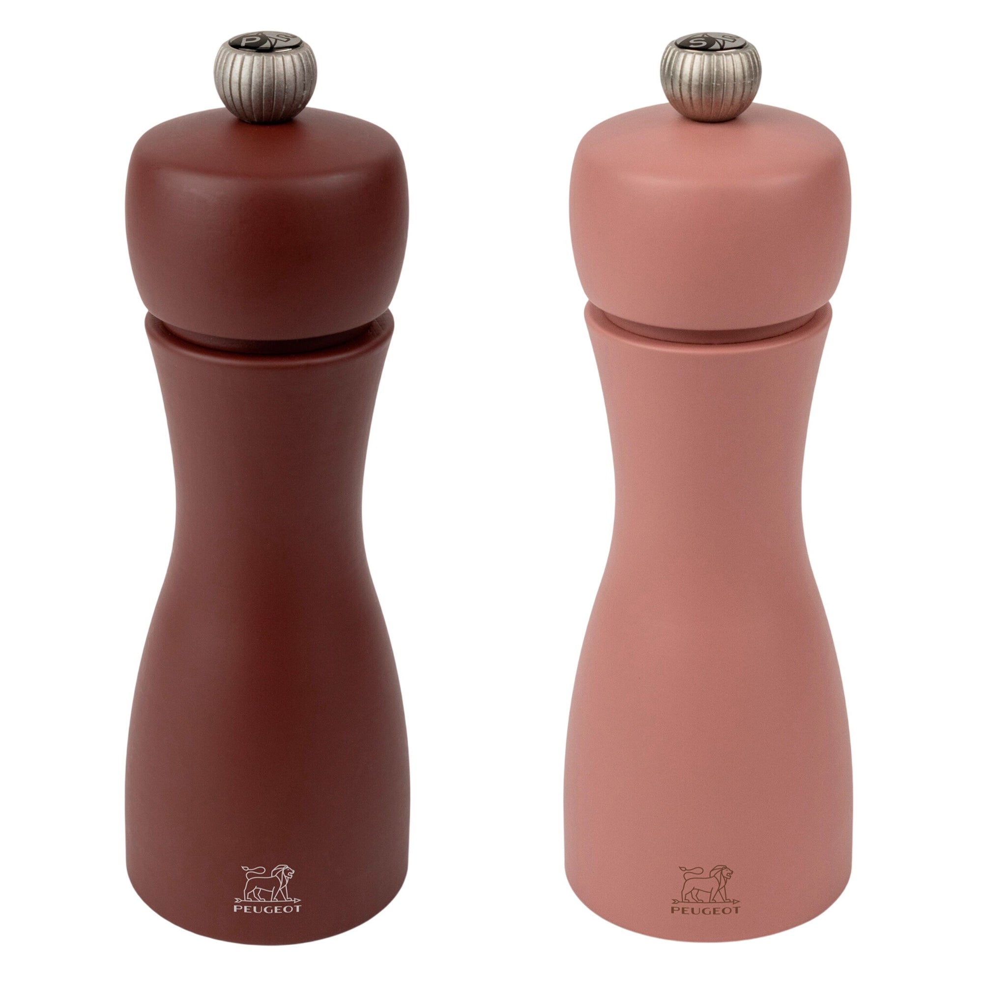 PEUGEOT TAHITI Salzmühle Pfeffermühle Holz Braun 150 mm 6 Stück