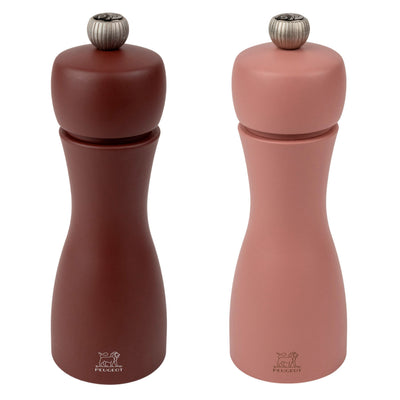 PEUGEOT TAHITI Salzmühle Pfeffermühle Holz Braun 150 mm 6 Stück