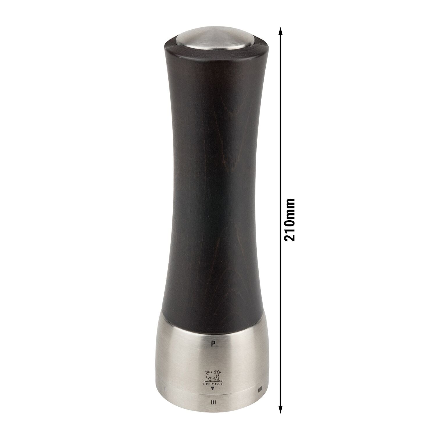 PEUGEOT MADRAS Mlýnek na Pepř u'Select Dřevo Čokoláda 210 mm 6 Stück