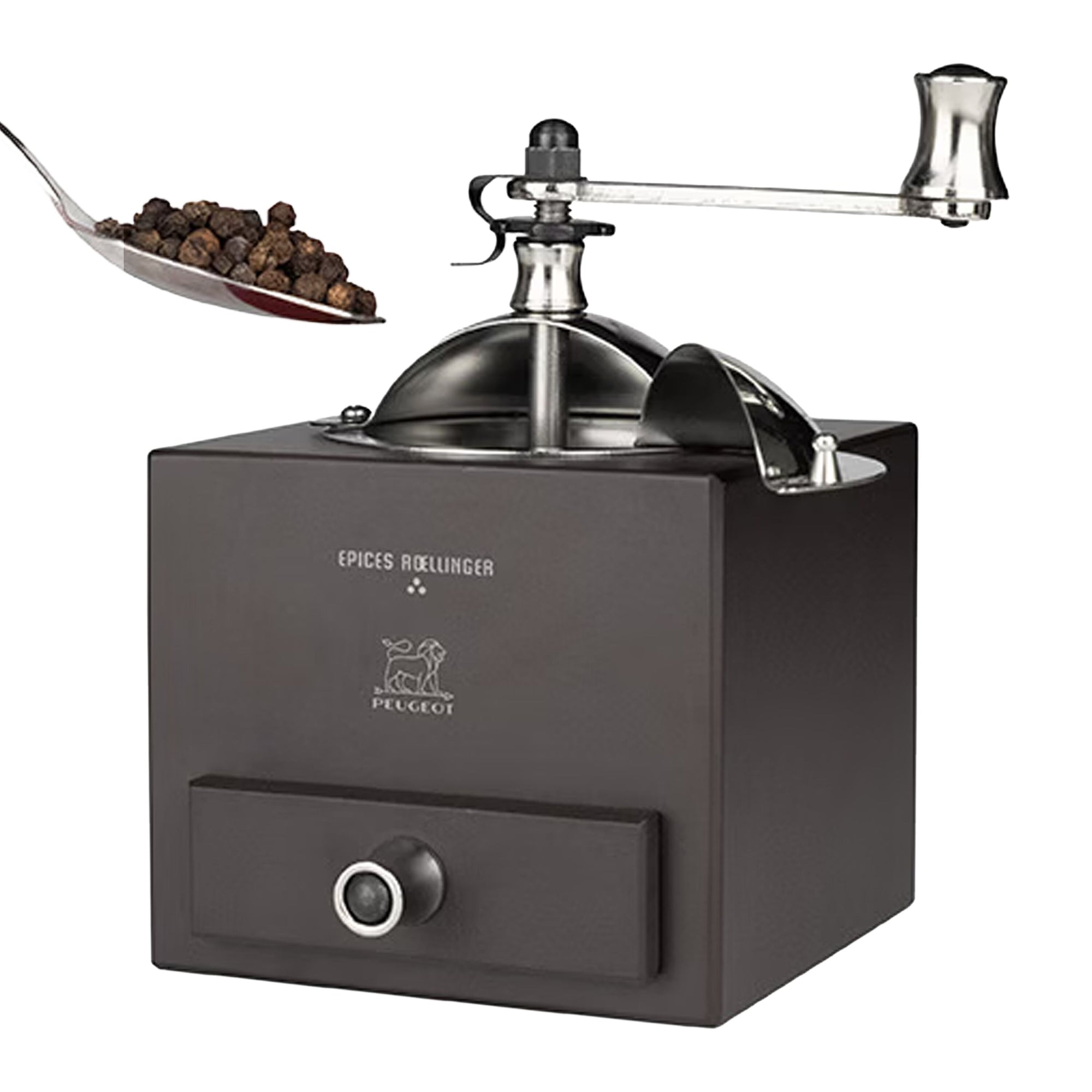 PEUGEOT LE MOULIN D'OLIVIER ROELLINGER Pfeffermühle Holz Schokolade 130 mm 6 Stück