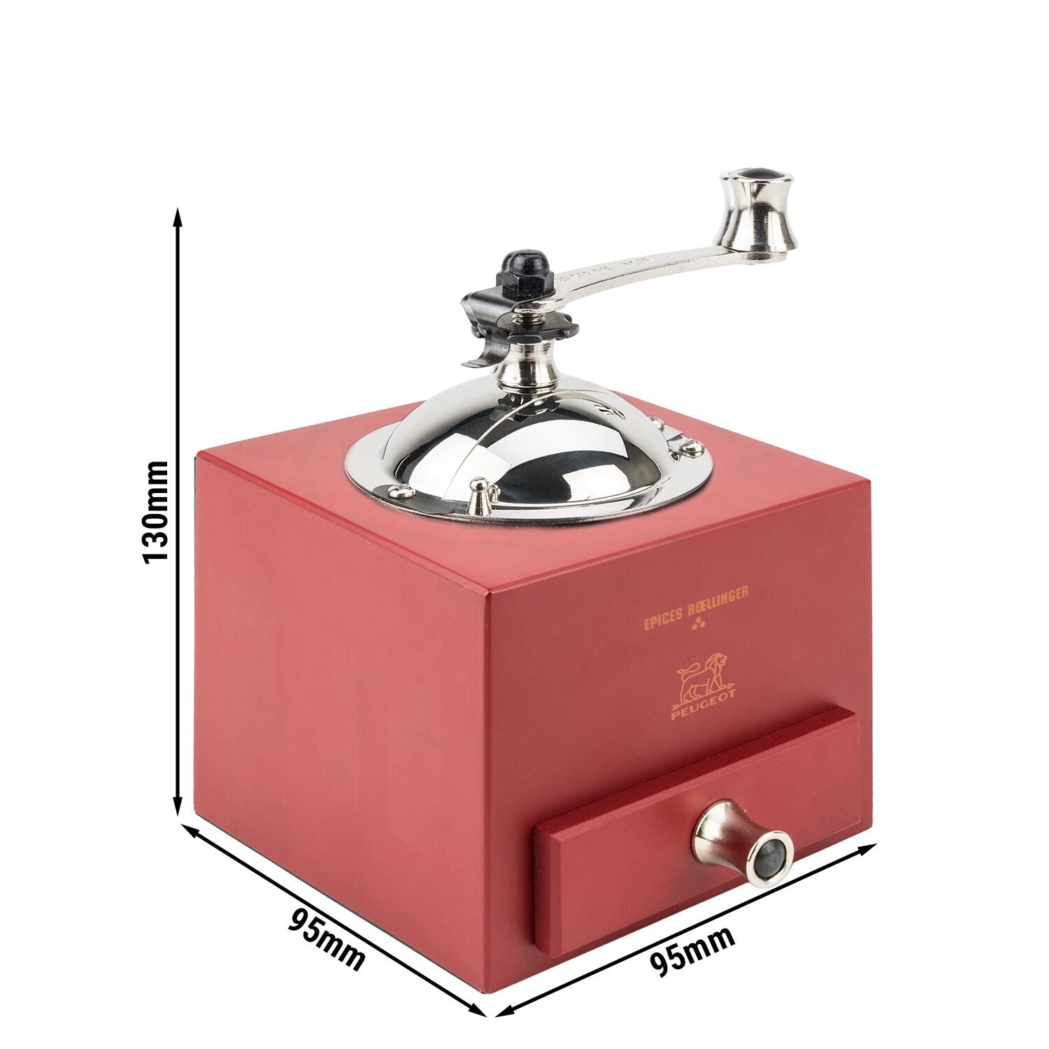 Peugeot Le Moulin d'Olivier Roellinger Pfeffermühle Chilli Rot 130 mm 6 Stück