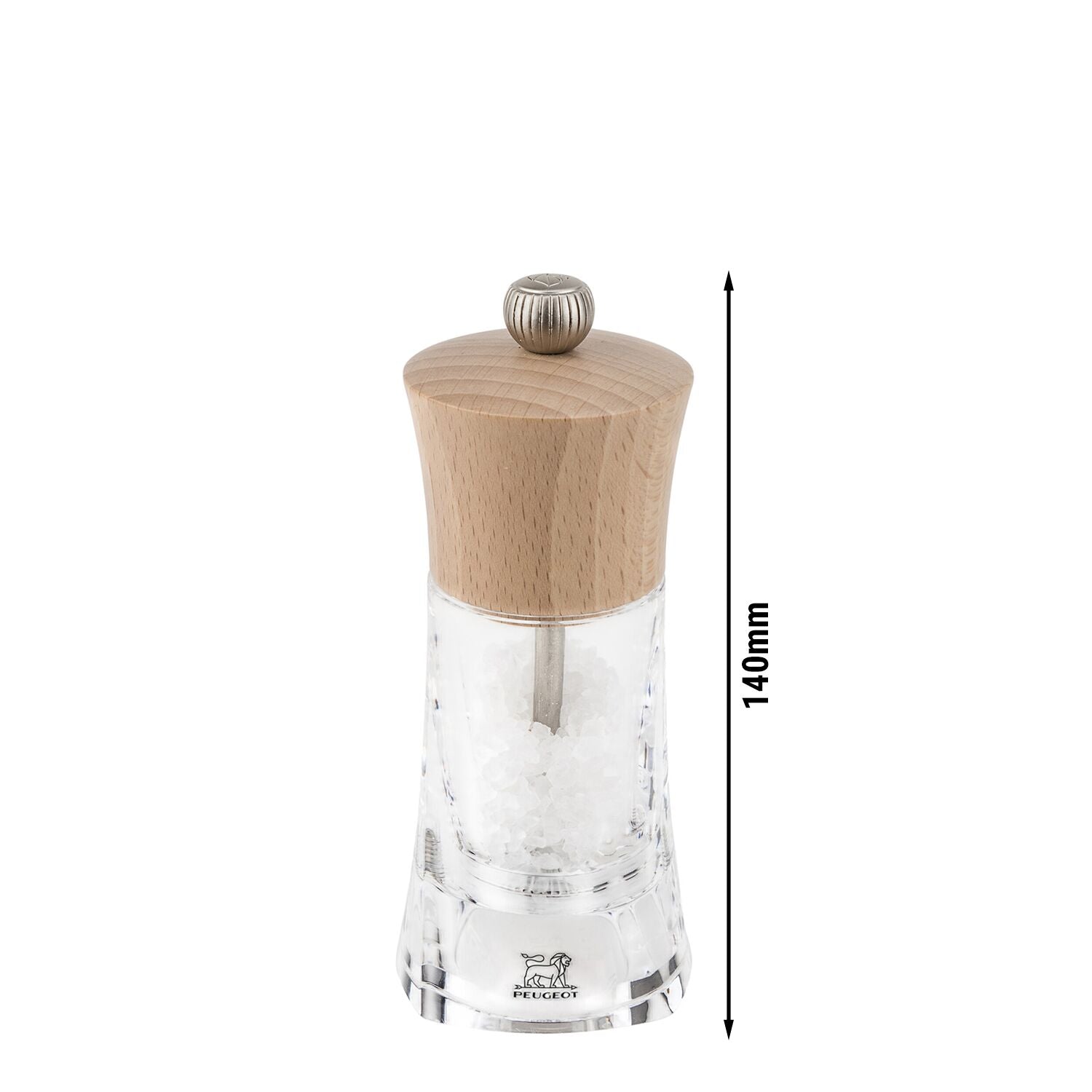 Peugeot Oléron Salzmühle 140 mm Holz Acryl 6er-Set