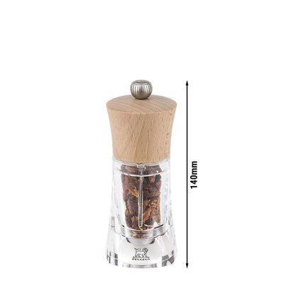 PEUGEOT OLÉRON Chilli-Mühle Holz/Acryl 140 mm 6 Stück