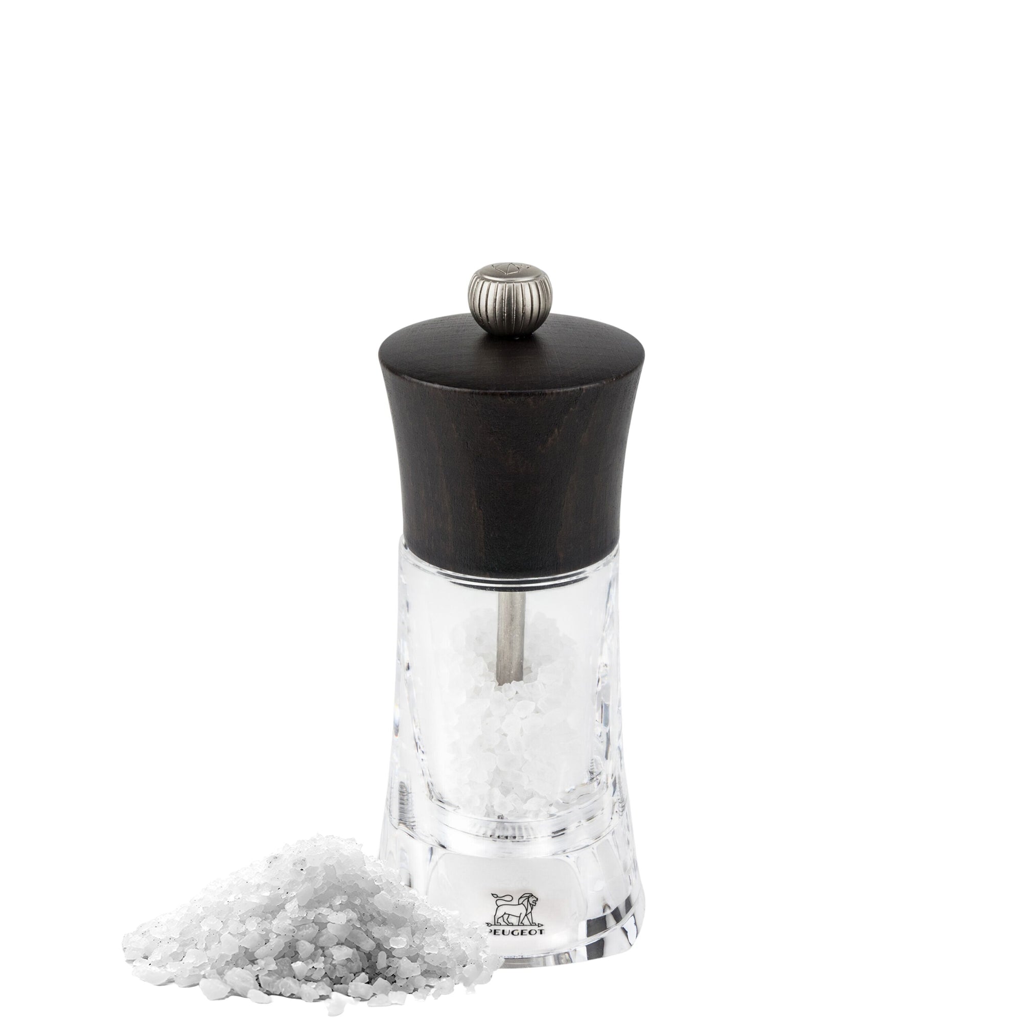 PEUGEOT OLÉRON Salzmühle Holz Akryl Schokolade 140 mm 6 Stück