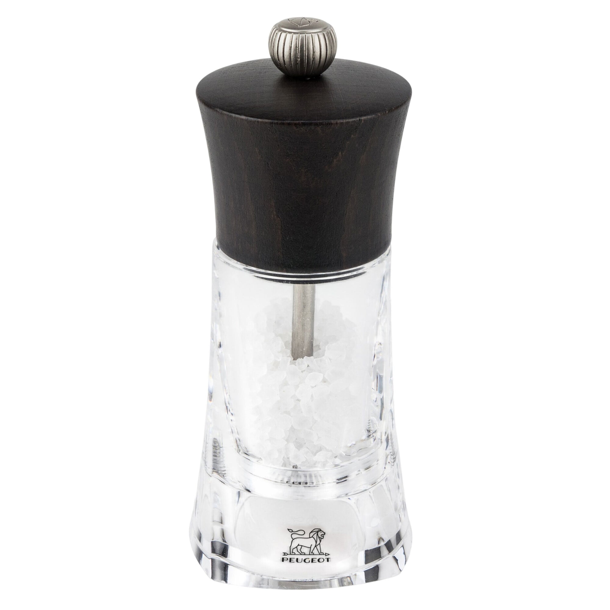 PEUGEOT OLÉRON Salzmühle Holz Akryl Schokolade 140 mm 6 Stück