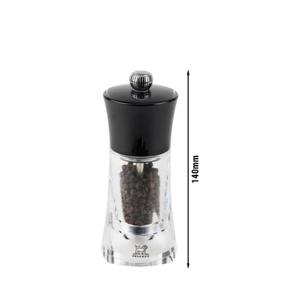 PEUGEOT MOLÈNE Pfeffermühle Acryl/Schwarz 140 mm 6 Stück