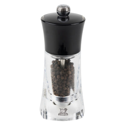 PEUGEOT MOLÈNE Pfeffermühle Acryl/Schwarz 140 mm 6 Stück