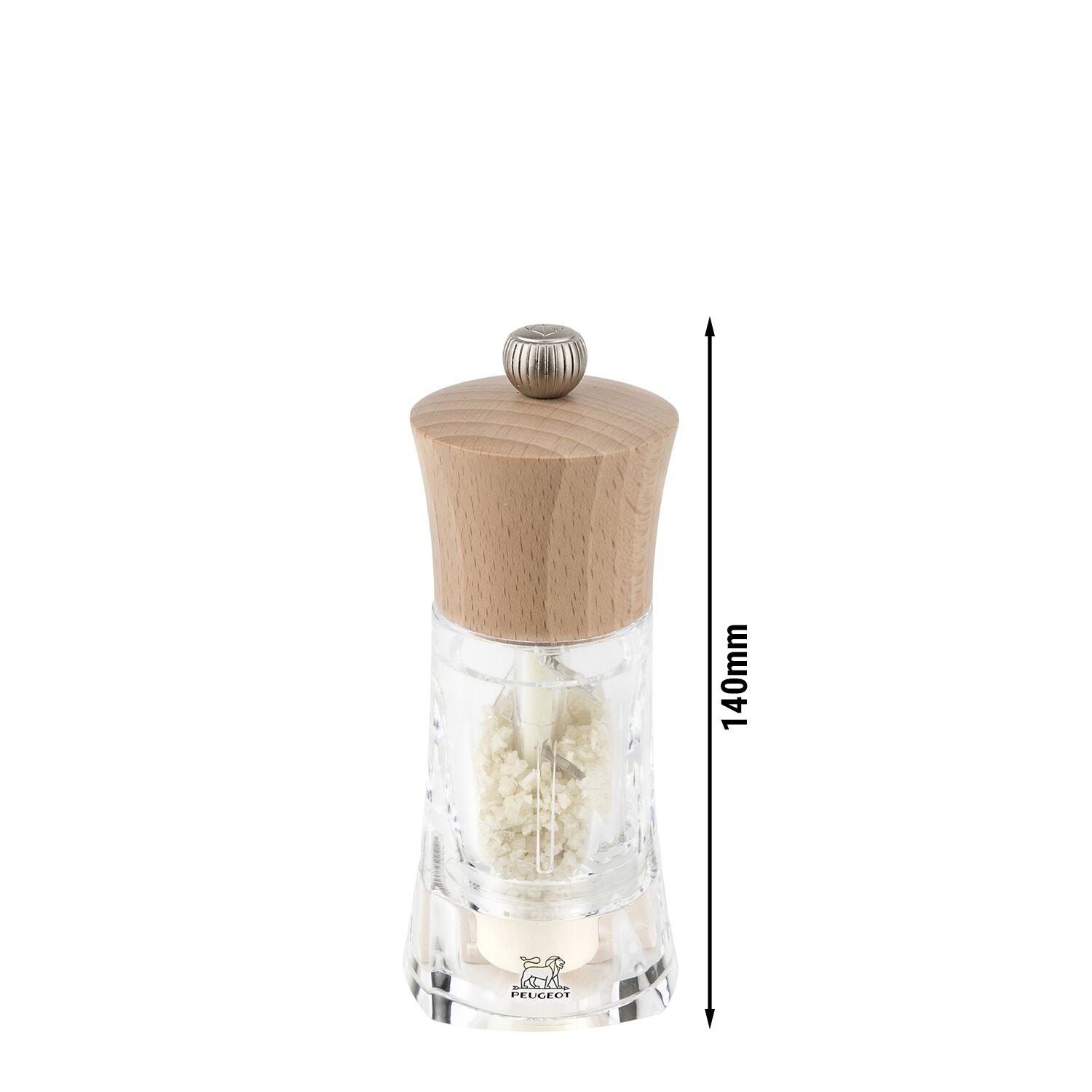 PEUGEOT OLÉRON Salzmühle 140 mm Holz/Acryl Natur