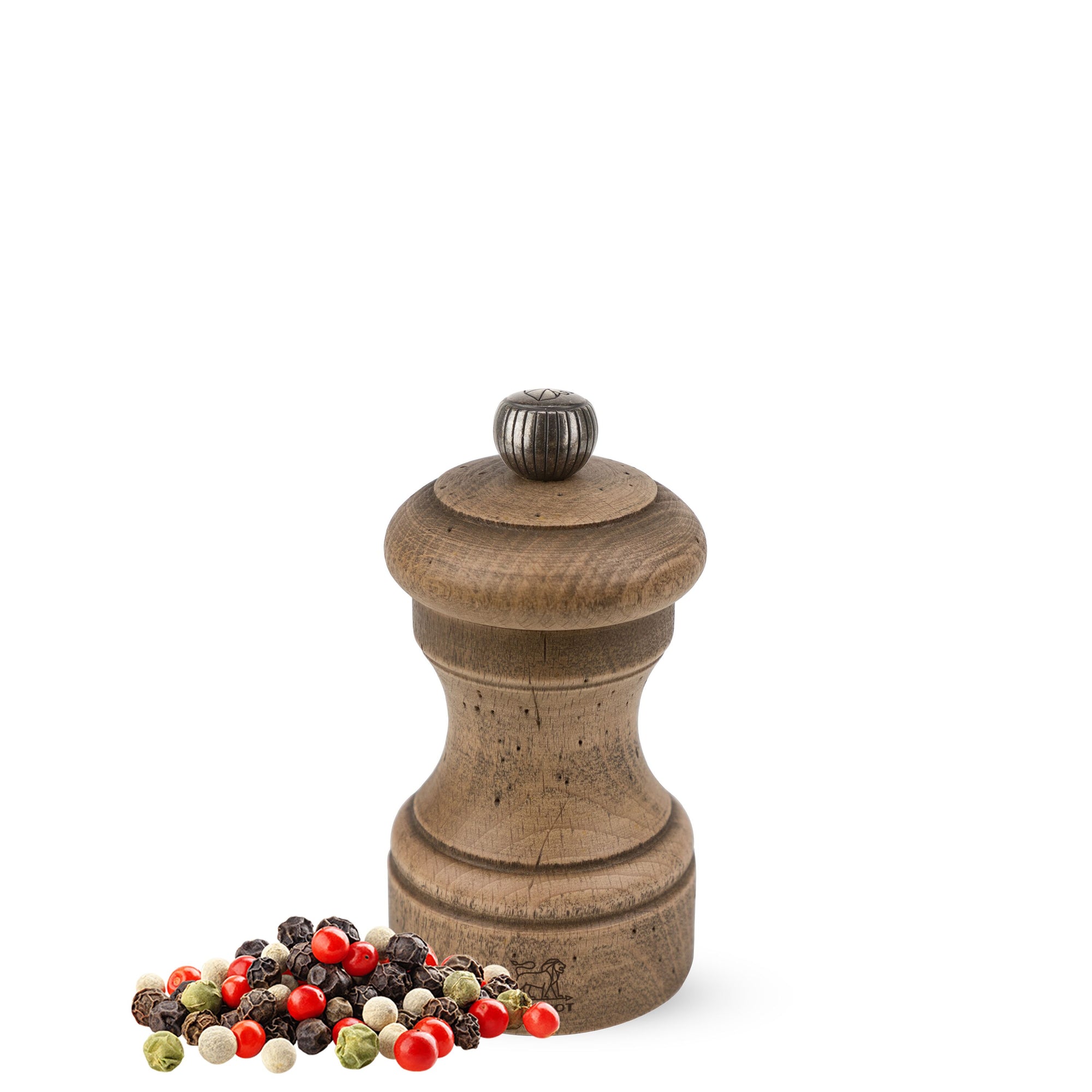 PEUGEOT BISTRO Pfeffermühle Holz Antik 100 mm 6 Stück