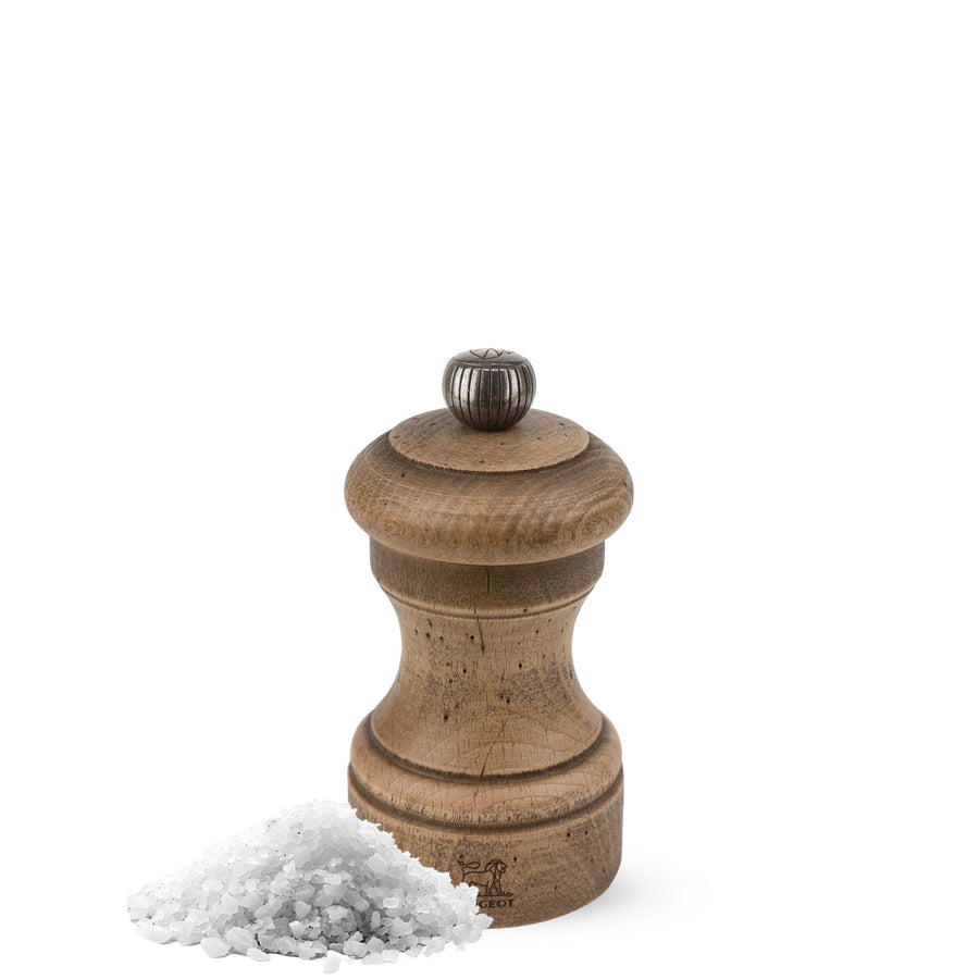 PEUGEOT BISTRO Salzmühle Holz Antik 100 mm 6 Stück