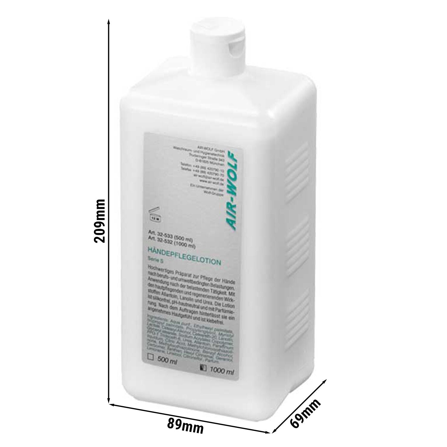 AIR-WOLF Handpflegecreme 1 L 10er Set