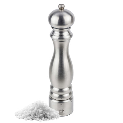 PEUGEOT PARIS CHEF Salzmühle Edelstahl Silber 300 mm 3 Stück