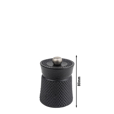 PEUGEOT BALI FONTE Pfeffermühle Gusseisen Schwarz 80 mm 6 Stück