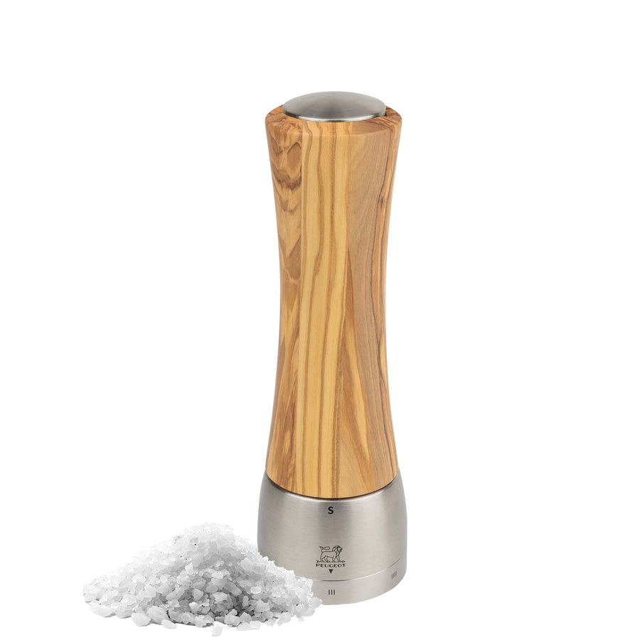 PEUGEOT MADRAS Salzmühle Olivenholz 21 cm 6 Stück
